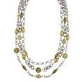 thumbnail image 1 of 2028 Jewelry 3-Strand Chain Drape Necklace 18, 1 of 1
