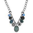 thumbnail image 1 of 2028 Jewelry Blue Multi Drop Cameo Pendant Necklace For Women 16" + 3" Extender, 1 of 3