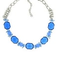 thumbnail image 1 of 2028 Jewelry Bright Blue Beaded Necklace 16 + 3 Extender, 1 of 1