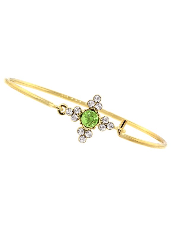 Chic Minimalist Multi Crystal Wire Bracelet