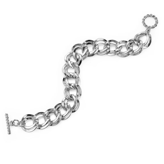 2028 Jewelry Curb Link Chain Toggle Bracelet