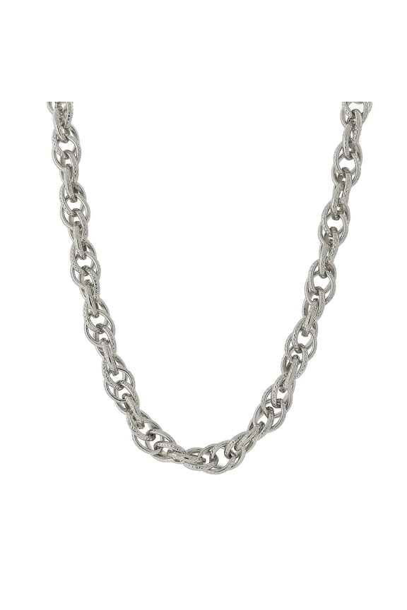 Double Link Chain Necklace 18