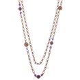 thumbnail image 1 of 2028 Jewelry Long Layered Chain AB Crystal Necklace 42, 1 of 2