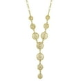 thumbnail image 1 of 2028 Jewelry Multi Round Open Lattice Y-Necklace For Women 16" + 3" Extender, 1 of 3