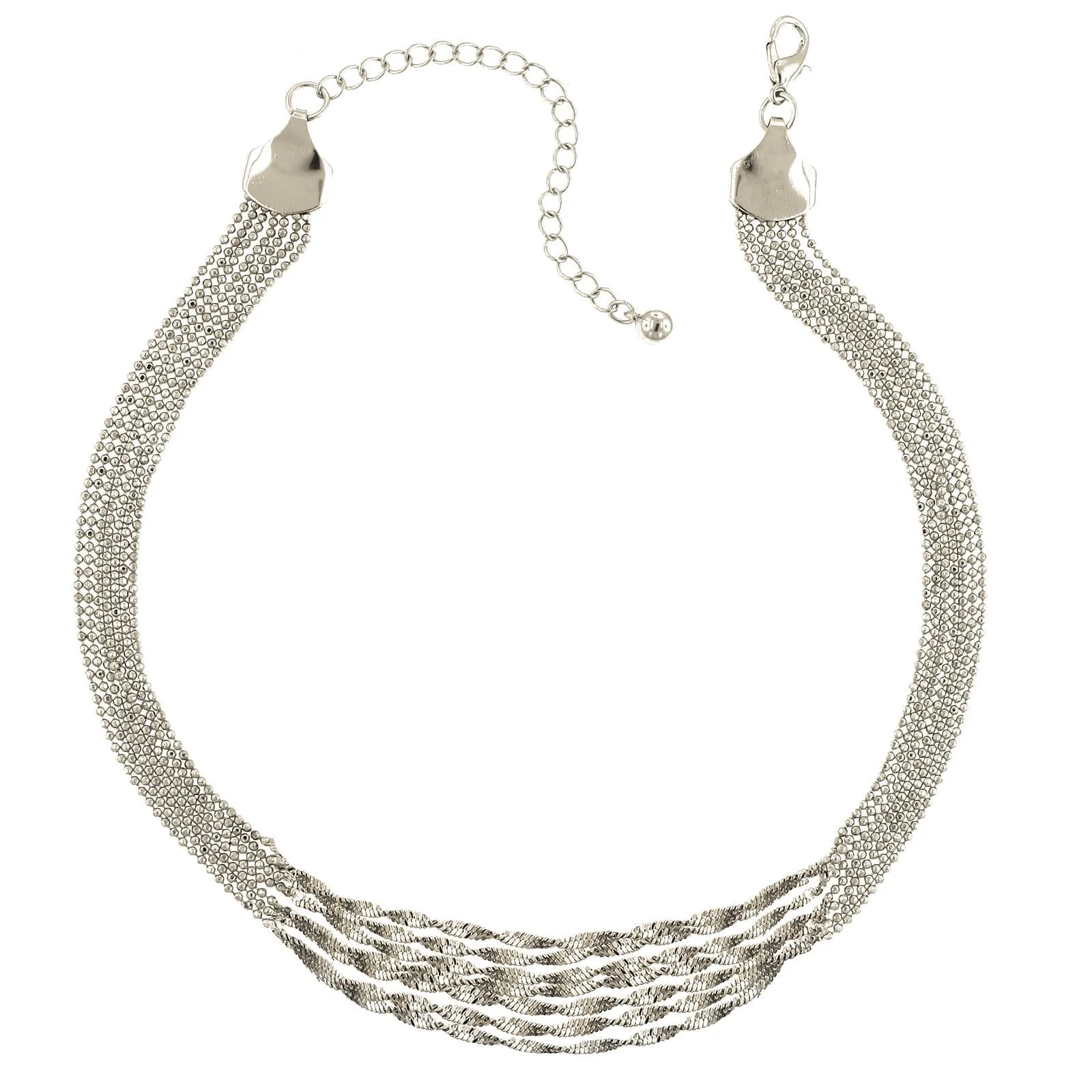 2028 Jewelry Multi Twist Chain Necklace 16 + 3 Extender