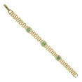 thumbnail image 1 of 2028 Jewelry Octagon Peridot Green Crystal Clasp Bracelet, 1 of 3