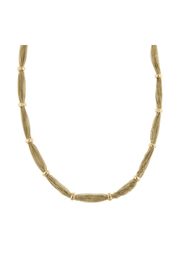 Station Chain Necklace 18.5