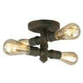 thumbnail image 1 of 202839a-Eglo Lighting-Wymer - 4-Light Ceiling Light - Matte Bronze-Zinc Finish, 1 of 2