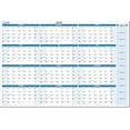 thumbnail image 1 of 2029 Sky Blue Wet & Dry-Erasable Horizontal Wall Calendar 32h x 48w with next year planning area, 1 of 11