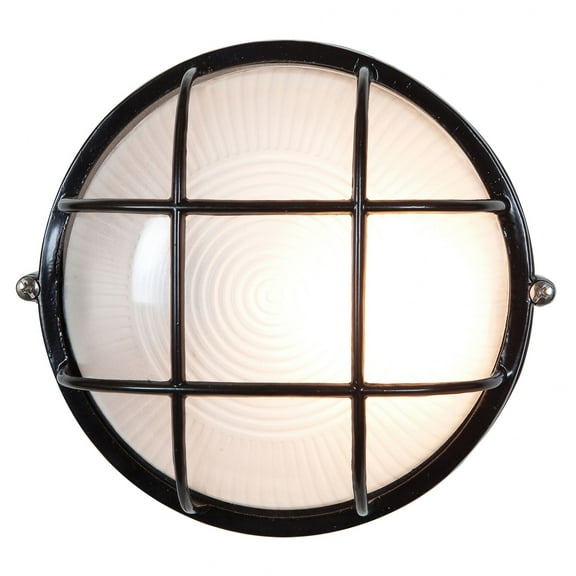 20296-BL/FST Access Lighting Nauticus-- One Light Wall Fixture-Black Finish