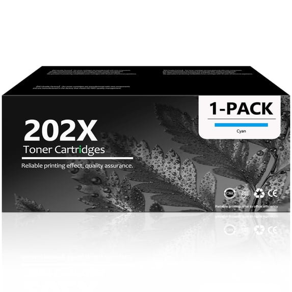 202X Toner Cartridges Compatible for 202X CF501X Toner Cartridge for Color LaserJet Pro MFP M281fdw M254dw Printer Ink