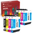 202XL T202 Ink Cartridges for Epson 202 XL T202XL Black & Color