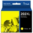 thumbnail image 1 of 202XL Yellow Ink Cartridges Compatible for Epson 202 XL Epson 202XL T202XL High Yield Yellow Ink Cartridge for Expression Home XP-5100 Workforce WF-2860 Printer New Upgraded Chips (1 Yellow), 1 of 6