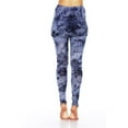 thumbnail image 1 of 203-02-S Tie Dye Skirted Womens Leggings, Blue - Small, 1 of 1
