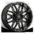 thumbnail image 1 of 203-8985BM-12 18 x 9 Wheel with 5 on 5.5 Bolt Pattern & 5.47 Back Space, Black, 1 of 1