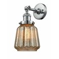 thumbnail image 1 of 203-PN-G146 Innovations Lighting Chatham - 1 Light Wall Sconce In Art Deco Style-12 Inches Tall and 7 Inches Wide-Polished Nickel Finish-Mercury Glass, 1 of 4