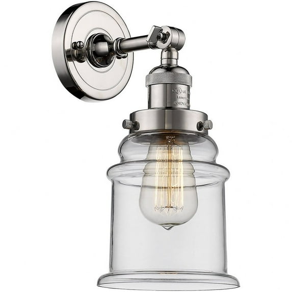 Innovations Lighting - Canton - 1 Light Wall Sconce In Industrial Style-11