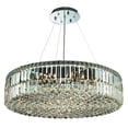 thumbnail image 1 of 2030 Maxime Collection Hanging Fixture D32in H7.5in Lt:18 Chrome Finish (Royal Cut Crystals), 1 of 8