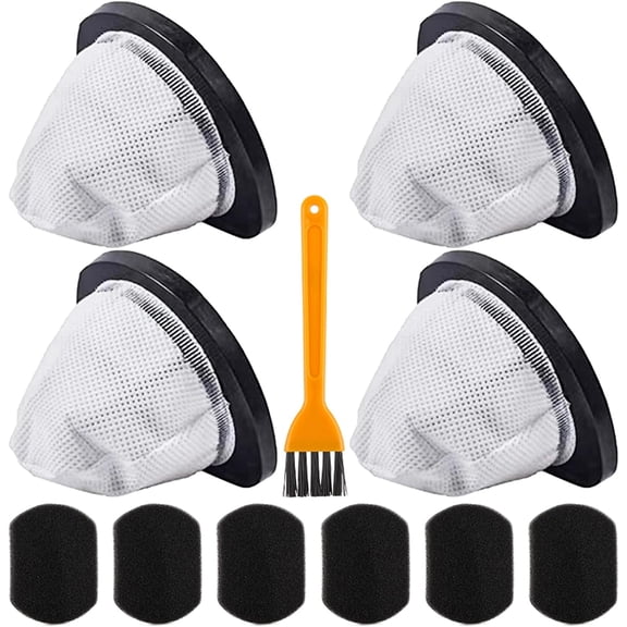2030 Vacuum Filters Compatible With Biss*ell Stick Vacuum Filter Model 20303, 20306, 20307, 20309, 2030H, 2030V, 2030X, 2030Z, Replace Part# 1611501 & 1611500(4 Replacement Filter 6 Foam Filter)