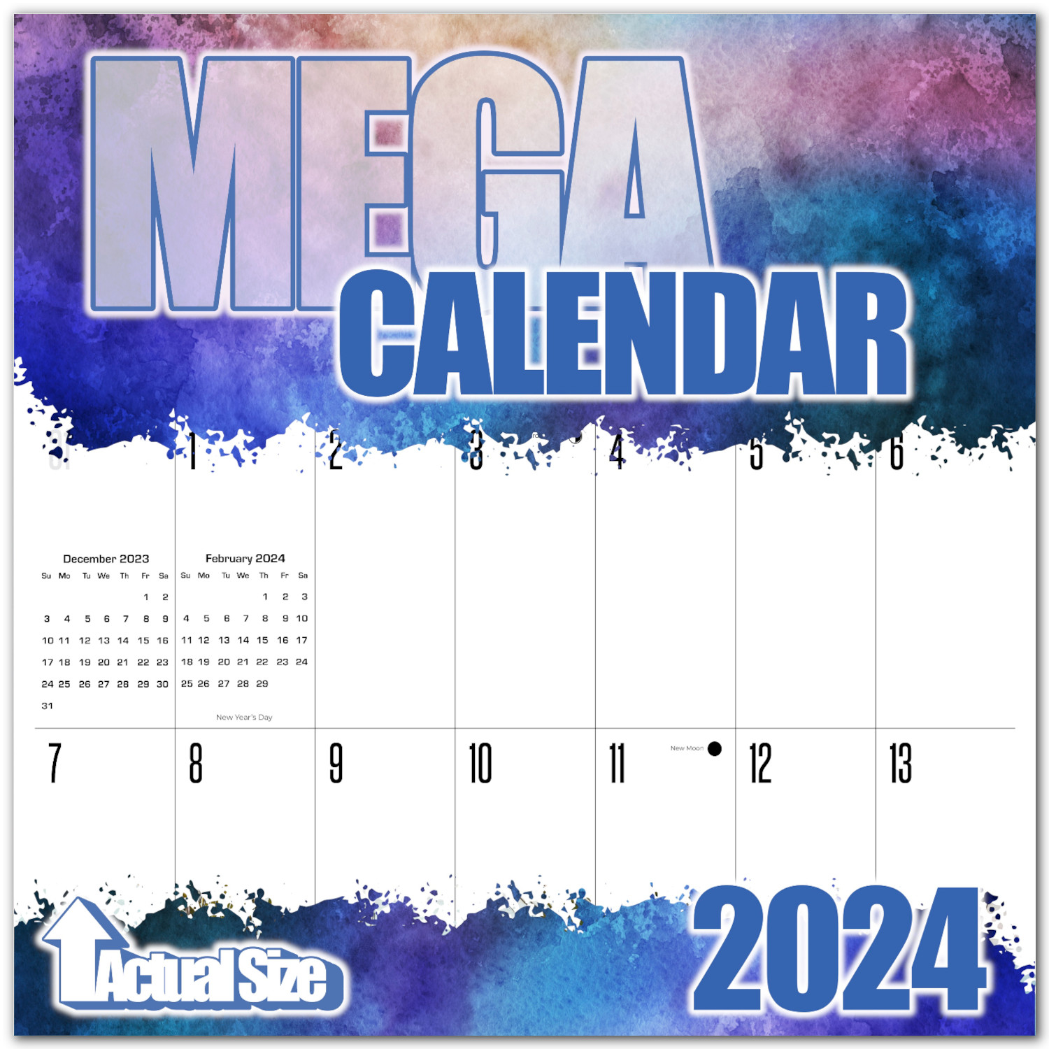 2032 2024 LARGE GRID Wall Calendar Large Print Big Grid Wall Calendar 2032 2024 LARGE GRID Wall Calendar Large Print Big Grid Wall Calendar