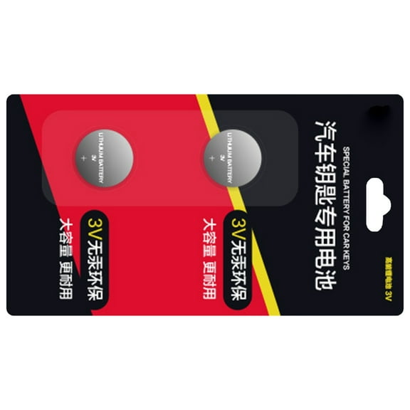 2032 3V Lithium Button Batteries Pack Of 2 Suitable for Scale and Automotive Remotes
