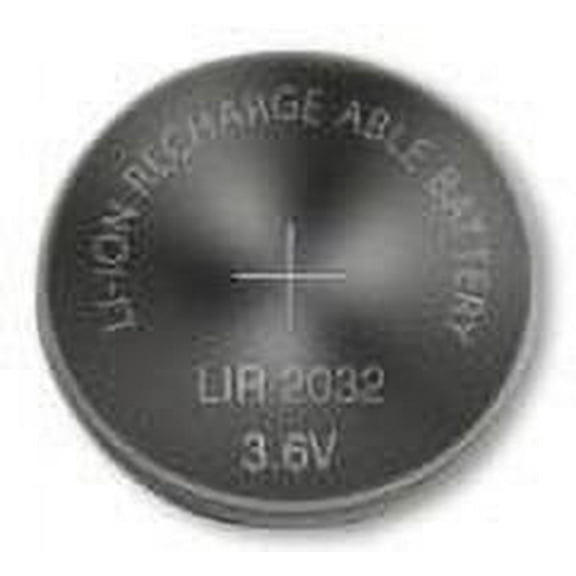 2032 Battery Li-Ion Rechargeable Button Cell LR2032 2 pack