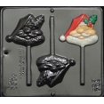 thumbnail image 1 of 2033 Comic Santa Pop Lollipop Chocolate Candy Mold, 1 of 1