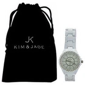 SKEENTUNER 2033L-WS White Stainless Steel Bracelet Watch by Kim & Jade for Women