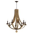 thumbnail image 1 of 20348DWAR Maxim Lighting Basque - 8 Light Chandelier-36 Inches Tall and 32 Inches Wide     -Traditional Installation, 1 of 5