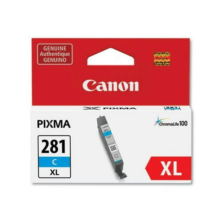 2034C001 (CLI-281XL) ChromaLife100 Ink, Cyan 2034C001 (CLI-281XL) ChromaLife100 Ink, Cyan