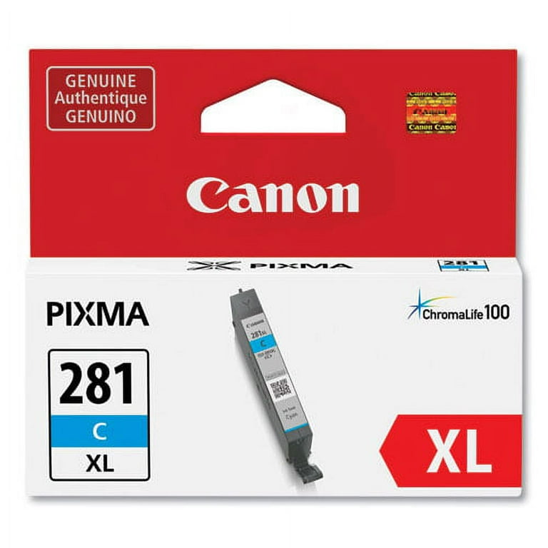 2034C001 (CLI-281XL) ChromaLife100 Ink, Cyan 2034C001 (CLI-281XL) ChromaLife100 Ink, Cyan