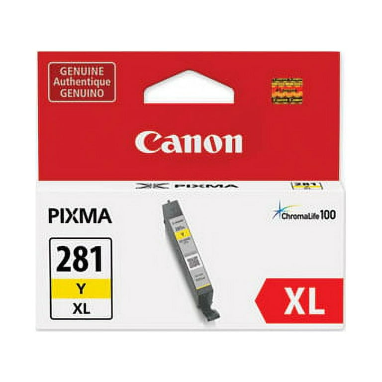 2036C001 (CLI-281) ChromaLife100 Ink, Yellow 2036C001 (CLI-281) ChromaLife100 Ink, Yellow