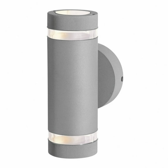 20385MG-SAT/CLR-Access Lighting-Poseidon-Two Light Wall Fixture-4.4 Inches Wide by 9 Inches Tall-Satin Finish