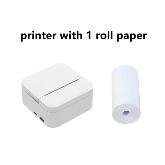 203dpi 57mm Portable Mini Thermal Printer Printing Stickers Wireless Bluetooth Inkless Pocket Notes List Printer for Home ,Fast Printing