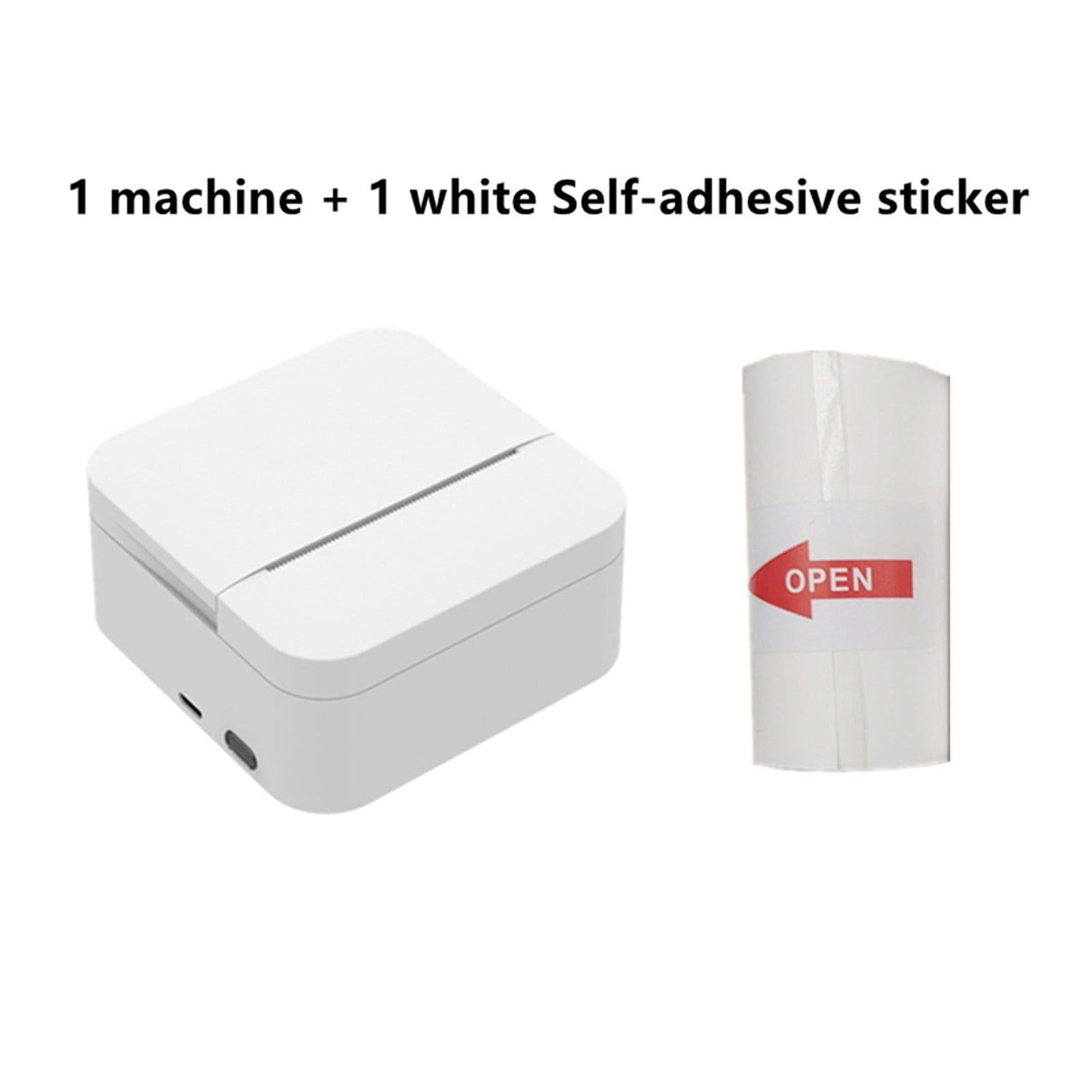 203dpi 57mm Portable Mini Thermal Printer Printing Stickers Wireless Bluetooth Inkless Pocket Notes List Printer for Home
