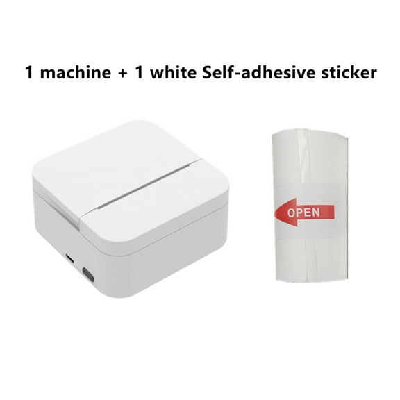 203dpi 57mm Portable Mini Thermal Printer Printing Stickers Wireless Bluetooth Inkless Pocket Notes List Printer for Home