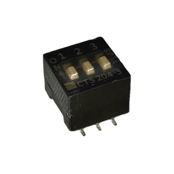 204-3ST Switch Slide Dip SPST 50MA 24V