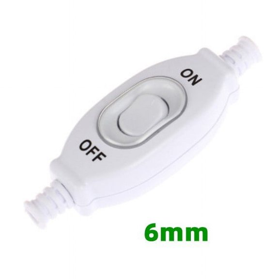 204 Ip65 Waterproof Dustproof In-Line Switch Silver Contact Double Cut Switch