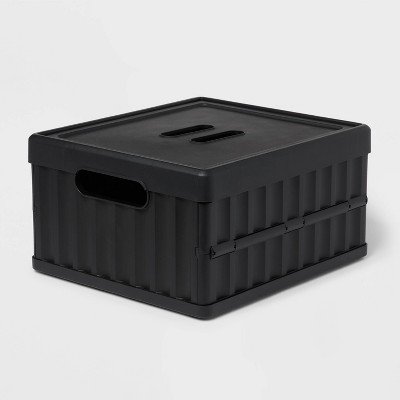 2040cu Collapsible Small Crate Black