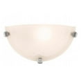 thumbnail image 1 of 20417-BS-ALB Mona 1 Light Alabaster Glass Wall Sconces - Brushed Steel, 1 of 1