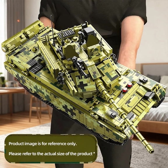2042pcs Simulated Main Battle Tank Building Block Military Army Car Truck Bricks Toy City Construction Bricks Kidd Gif