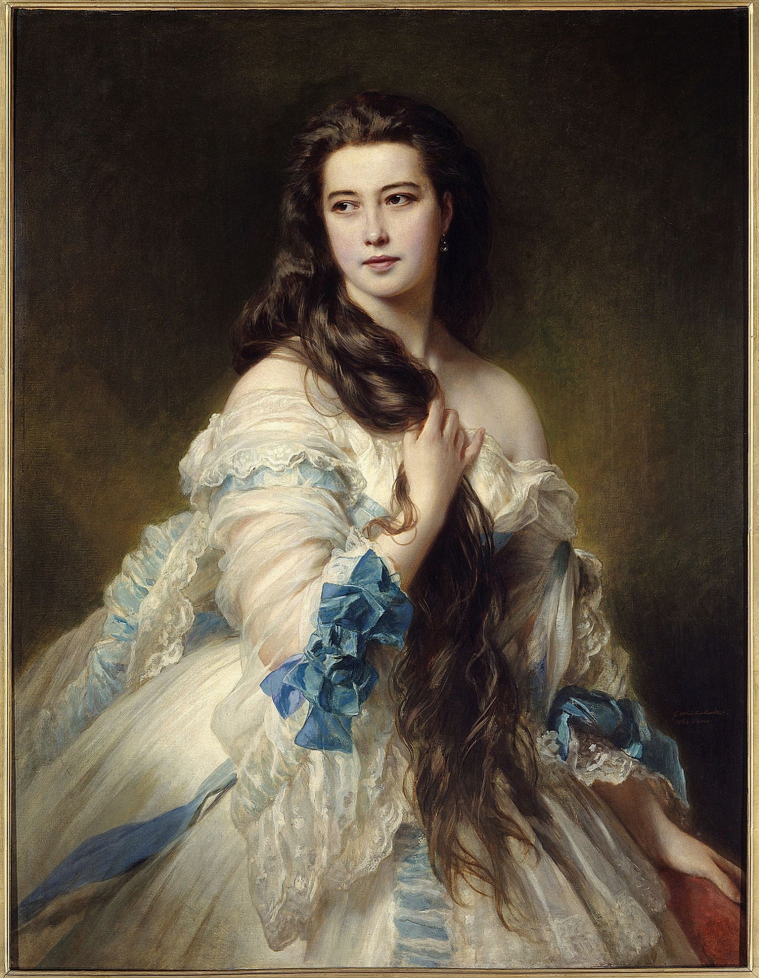 2043 Franz Xaver Winterhalter (1806-1873) German School Canvas Art - (24 x 36)