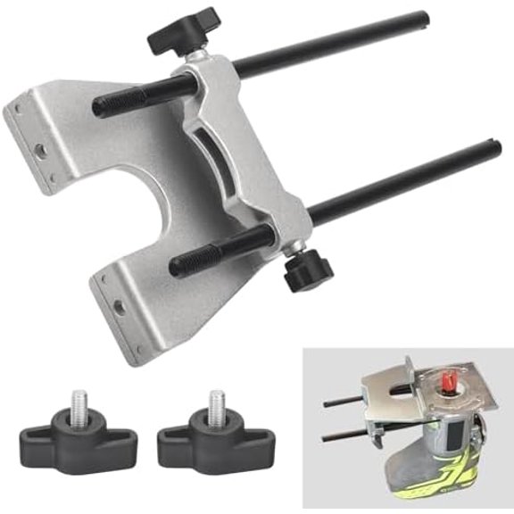 204358001 Edge Guide Assembly Compatible with Ryobi P601 and P206 18V ONE+ Trim Routers, Fits PCL424B PCL424 R2401 Trim Routers - 204358001 Router Guide$$Tools & Hardware Other