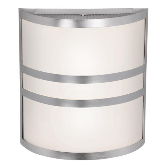 20440LEDDLP-BS-OPL Artemis 2 Light 10 in. Brushed Steel ADA Wall Sconce LED Wall Light, Opal