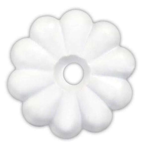 20455 Plastic Rosettes White