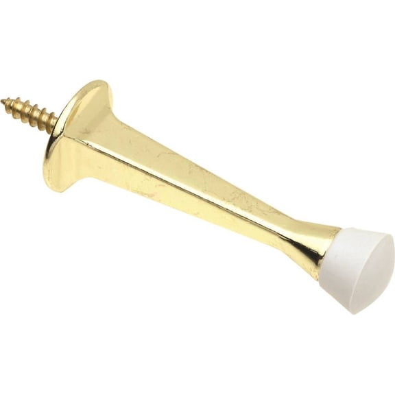 2049450,BASEBOARD DOORSTOPS,ZINC DIE-CAST - RIGID ,Finish=Polished Brass