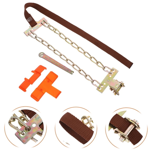 Car Tire Accessories Anti Skid Safety Chain Steel with Tpu Belt for Snow and Mud