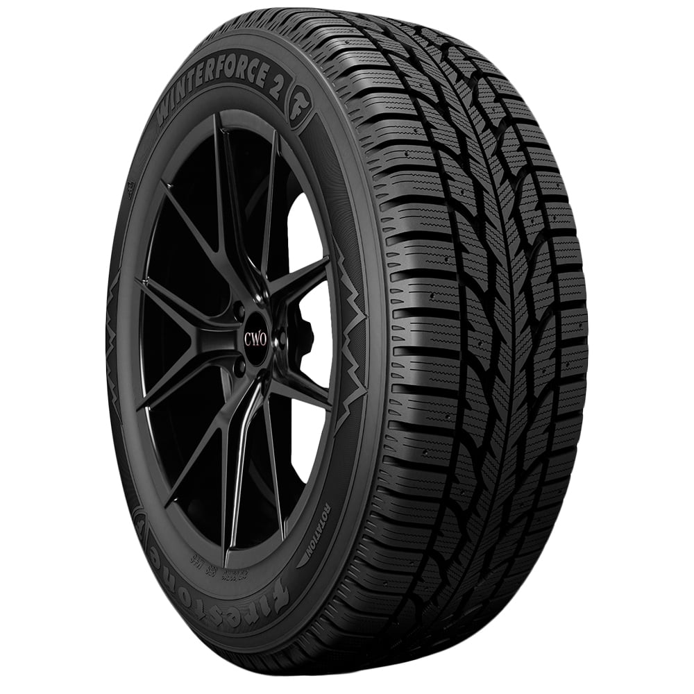 205/50R17 Firestone Winterforce 2 93S XL Black Wall Tire