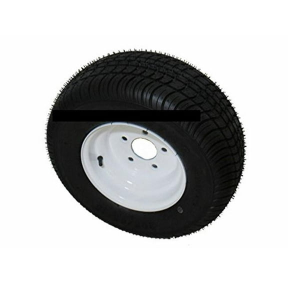 205-65-10 B-5H Tires & Wheels Package 5 Lugs, White