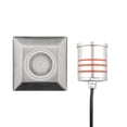 thumbnail image 1 of 2052-30SS-WAC Lighting-12V 4W 1 LED Sqaure Indicator Light with Honeycomb Louver-2.75 Inches Wide by 3.13 Inches High-Stainless Steel Finish, 1 of 2